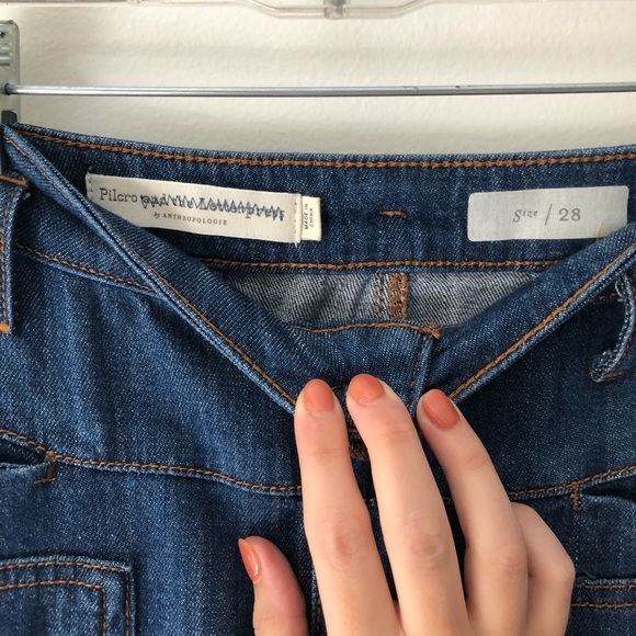 Pilcro and the Letterpress Wide Leg Flare Jeans - Picture 4 of 7